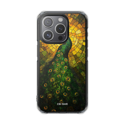 Peacock Spreads Light iPhone Case - Impact
