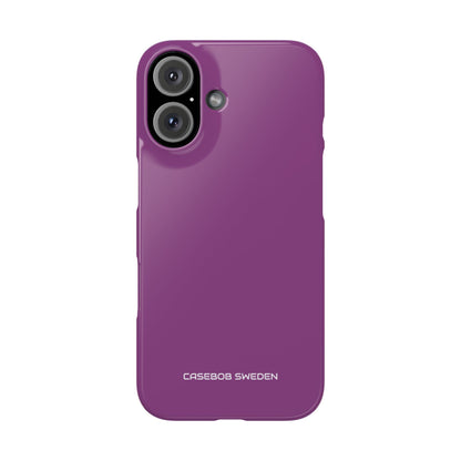 Plum Purple - Slim iPhone 16 Phone Case