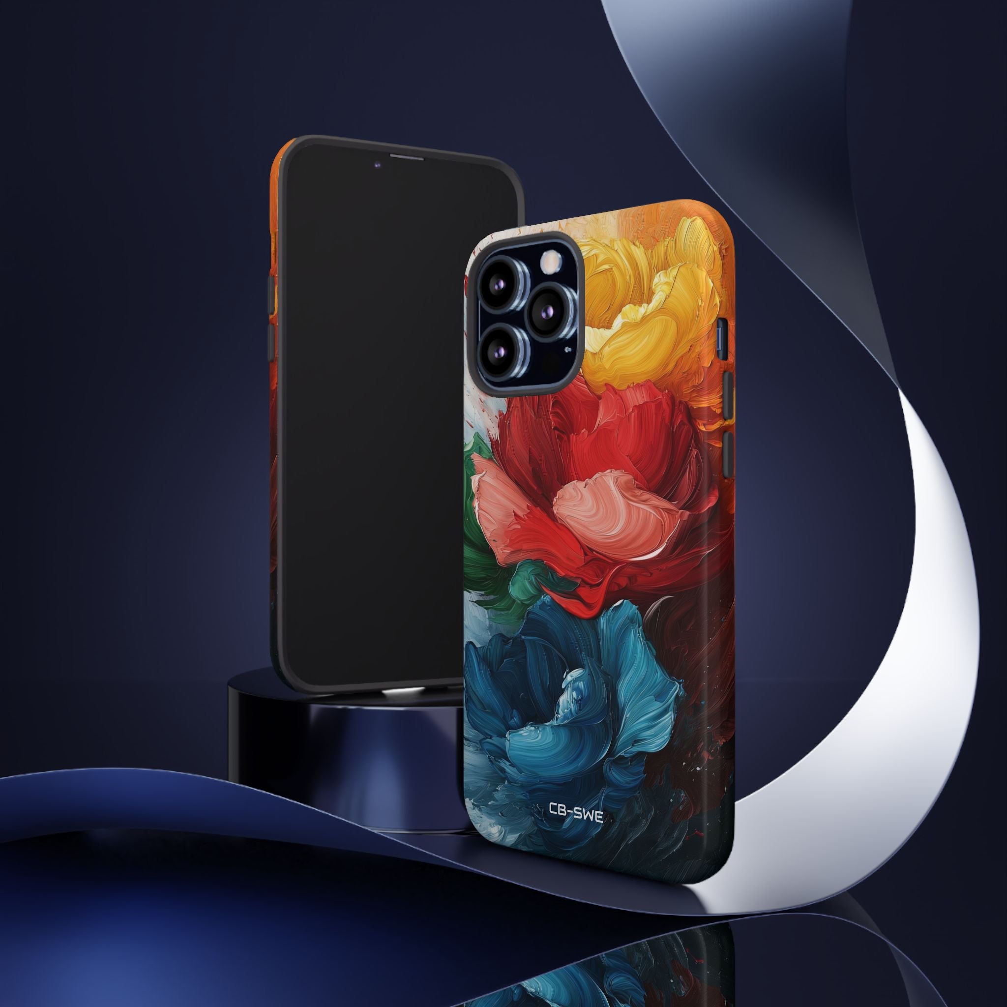Vibrant Floral Dance - iPhone Case
