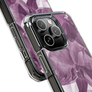 Radiant Orchid Design | Handyhülle für iPhone (Clear Impact Case – magnetisch) 