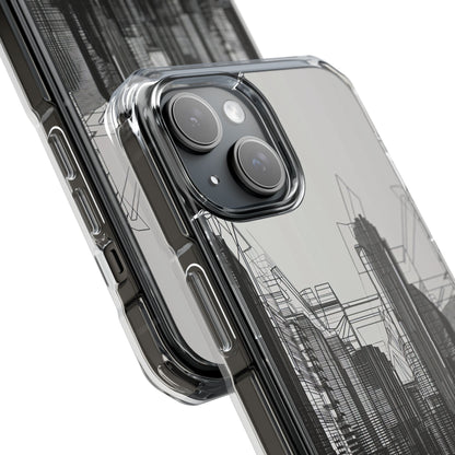 Urban Wireframe - Phone Case for iPhone