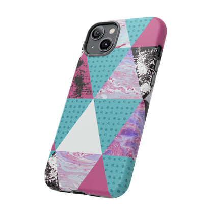 Grunge Triangles - Protective Phone Case