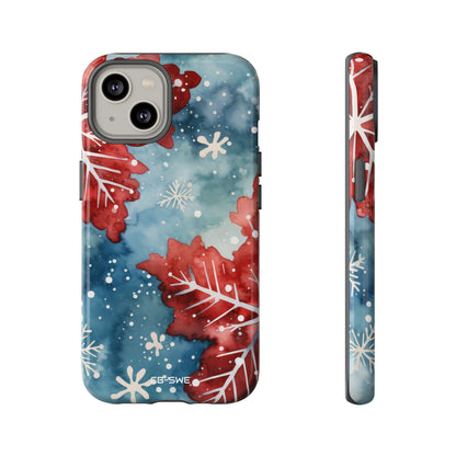 Winter Leaves Dance - iPhone Case