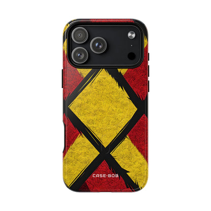 Cracked Diamond Grid iPhone 17 Pro Max - Tough+