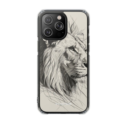 Majestic Linework Lion - Phone Case for iPhone