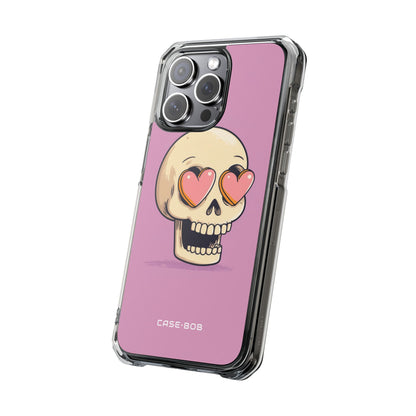 Heart Eyed Skull iPhone 15 Pro Max Case - Impact