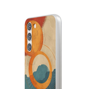 Retro Wave Dynamics | Flexible Phone Case for Samsung Galaxy