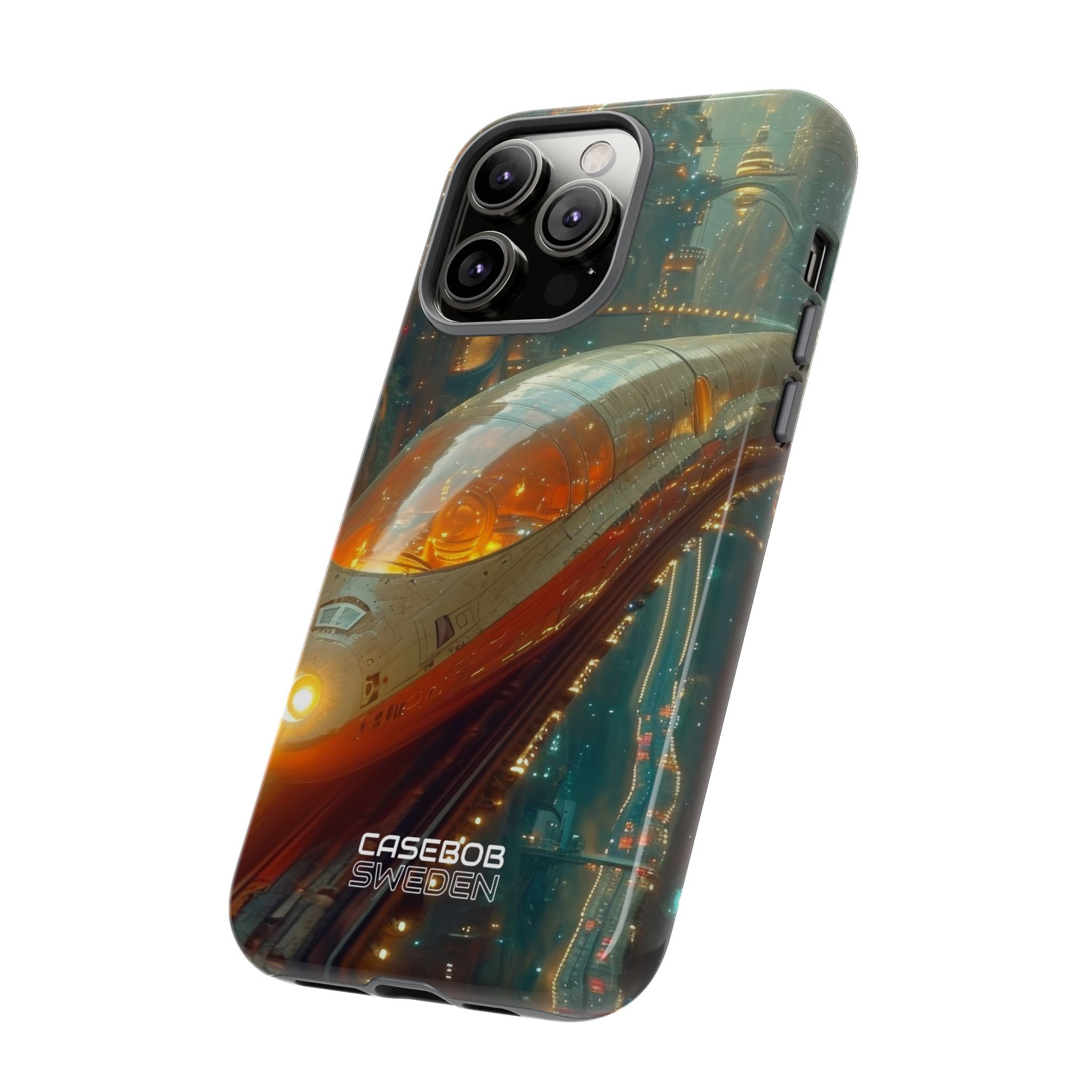 Futuristic Train Odyssey iPhone 14 - Tough