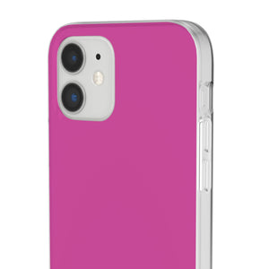 Hot Magenta | Handyhülle für iPhone (Flexible Hülle)