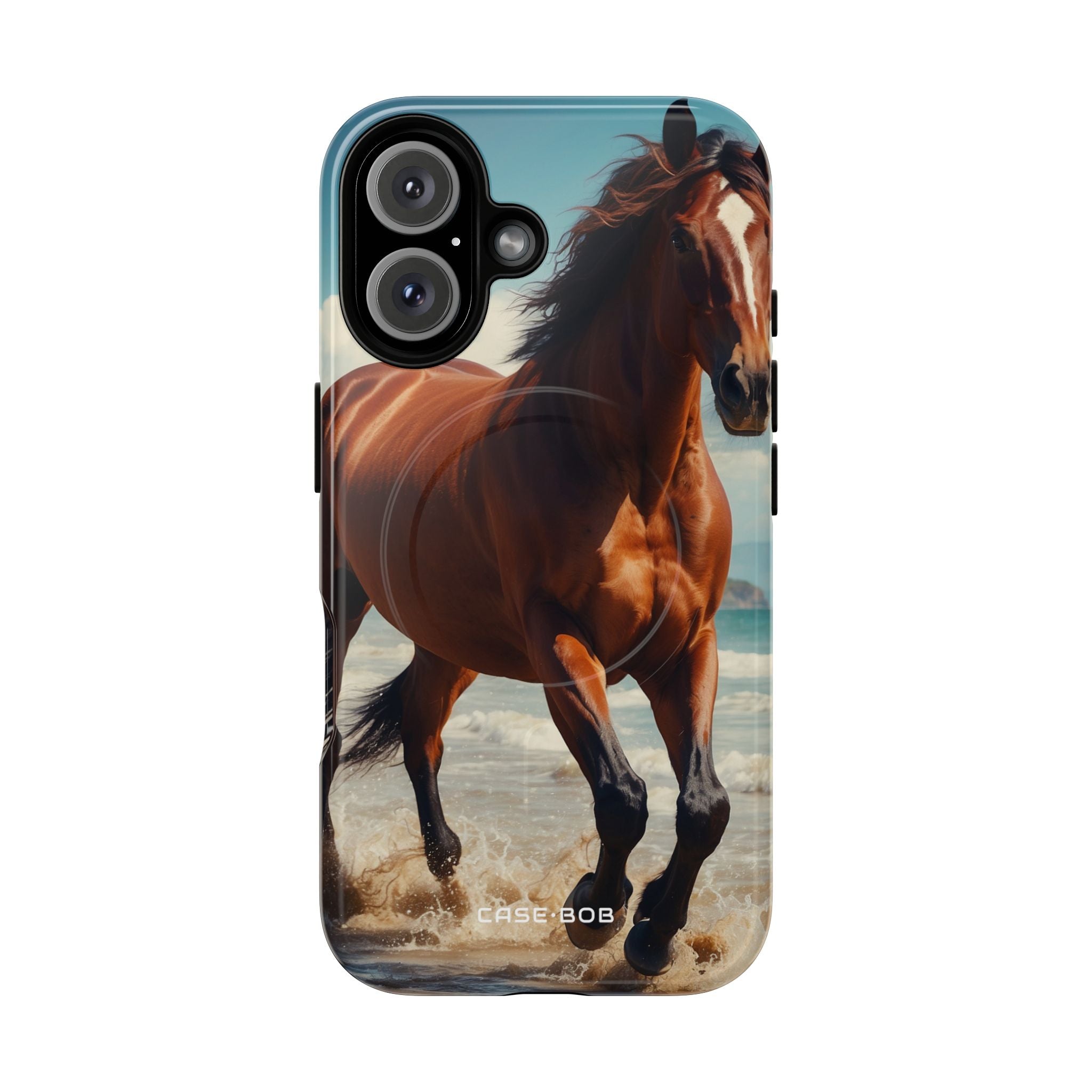 Blazing Horse iPhone 16 Case - Tough+