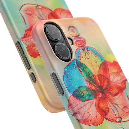 Ethereal Glass Flower iPhone 16 - Slim Phone Case