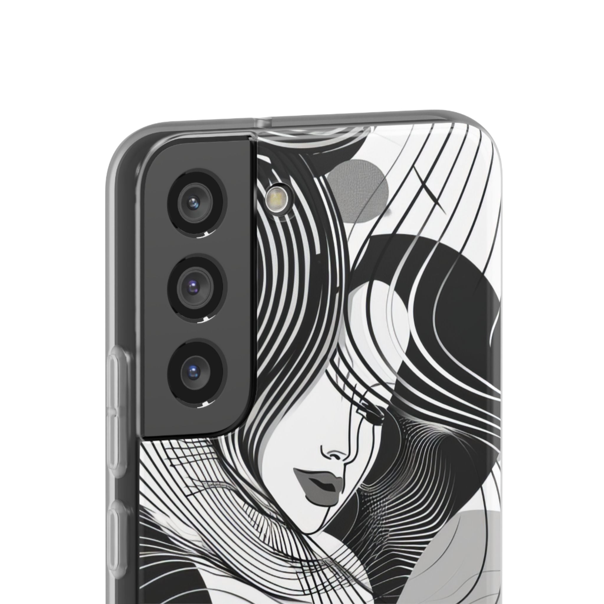 Fluid Noir Rhythm | Flexible Phone Case for Samsung Galaxy