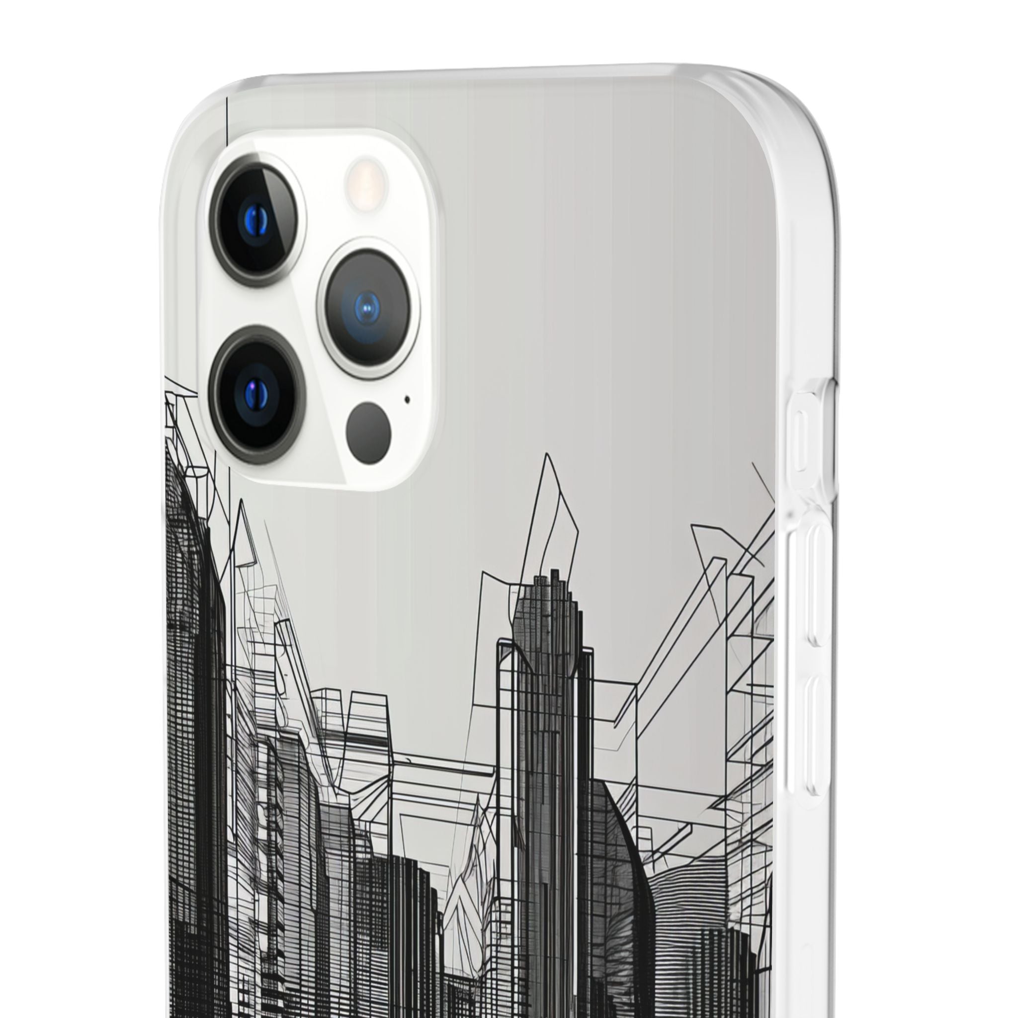 Urban Wireframe | Flexible Phone Case for iPhone