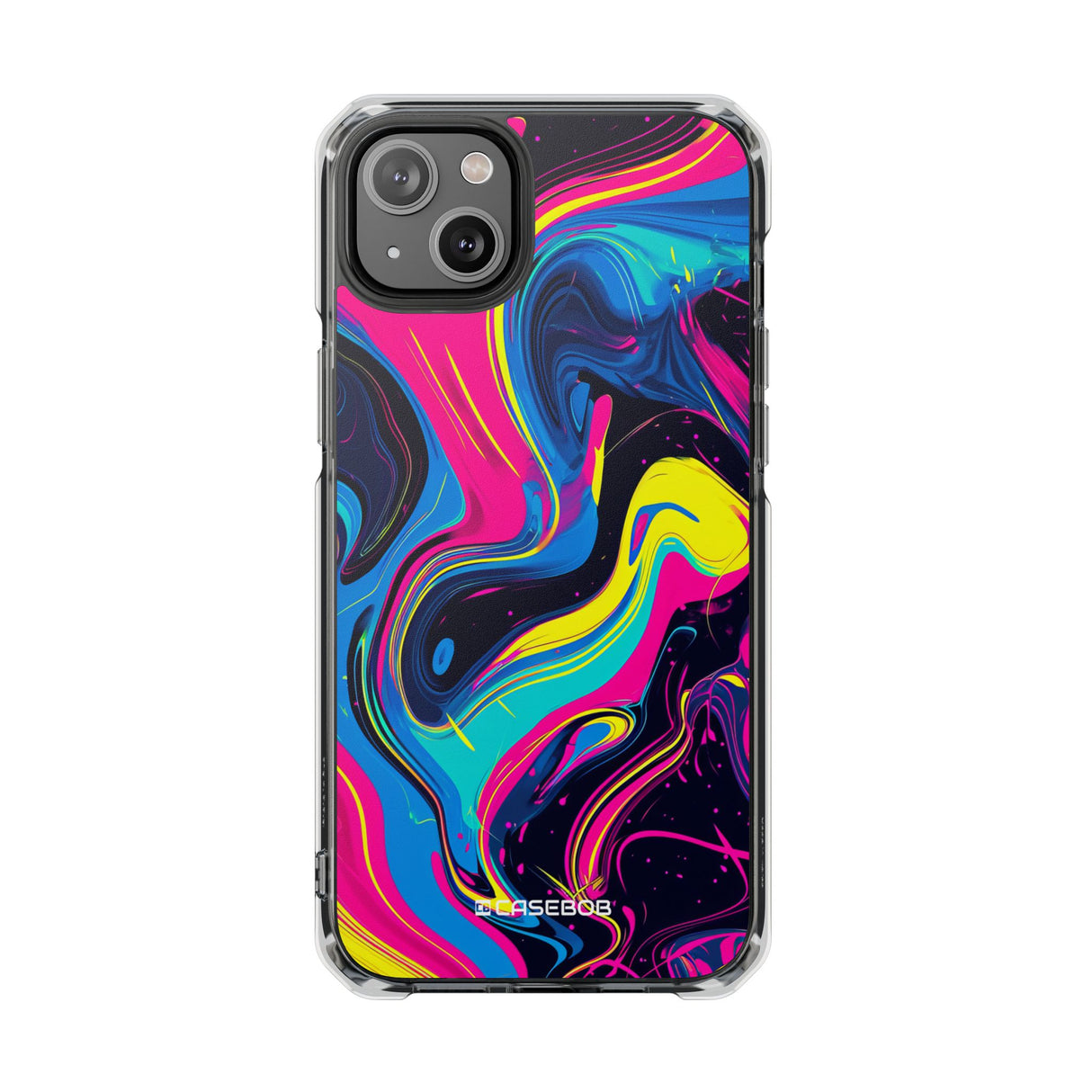 Pantone Neon Patterns | Phone Case for iPhone (Clear Impact Case - Magnetic)