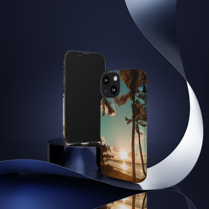 Sundown Palmtrees - Protective Phone Case