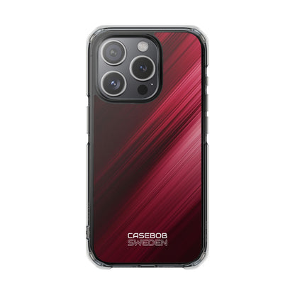 Crimson Drift Motion iPhone 15 - Impact Clear+