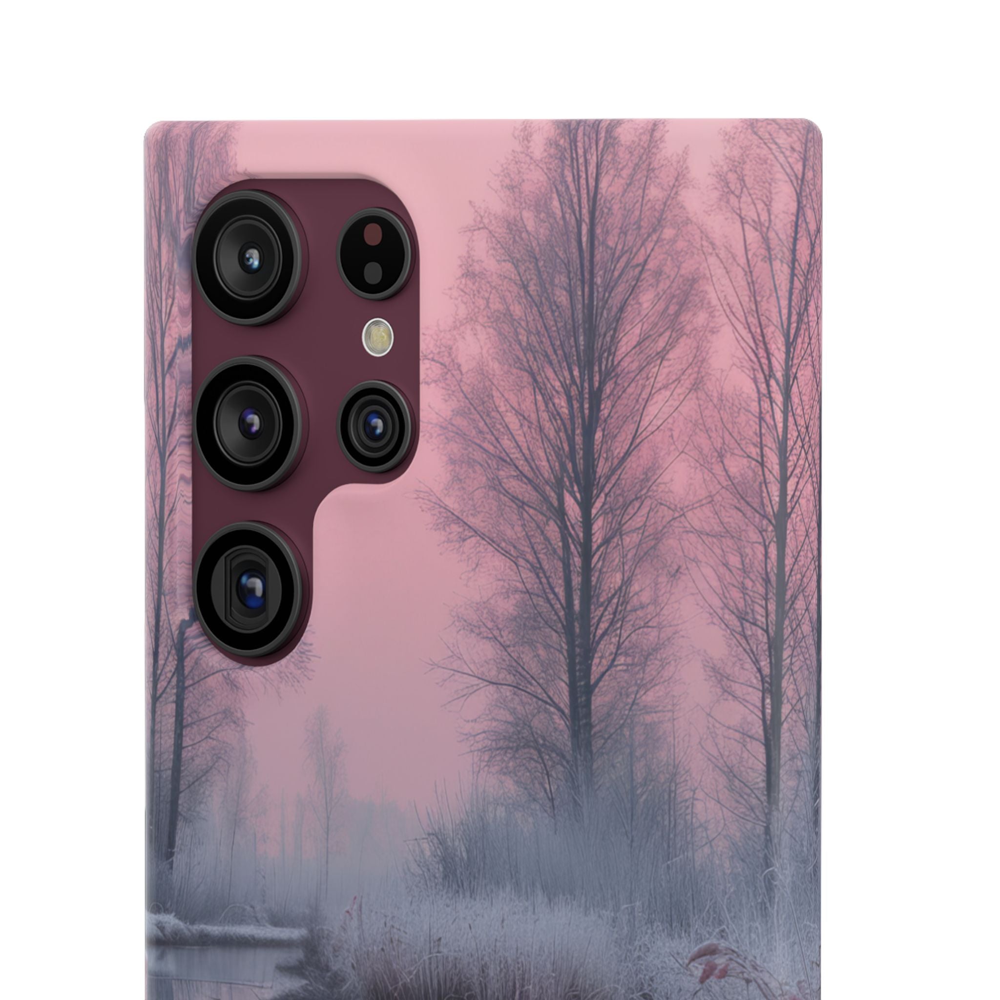 Pink Serenity Case - Slim Samsung S22 Phone Case