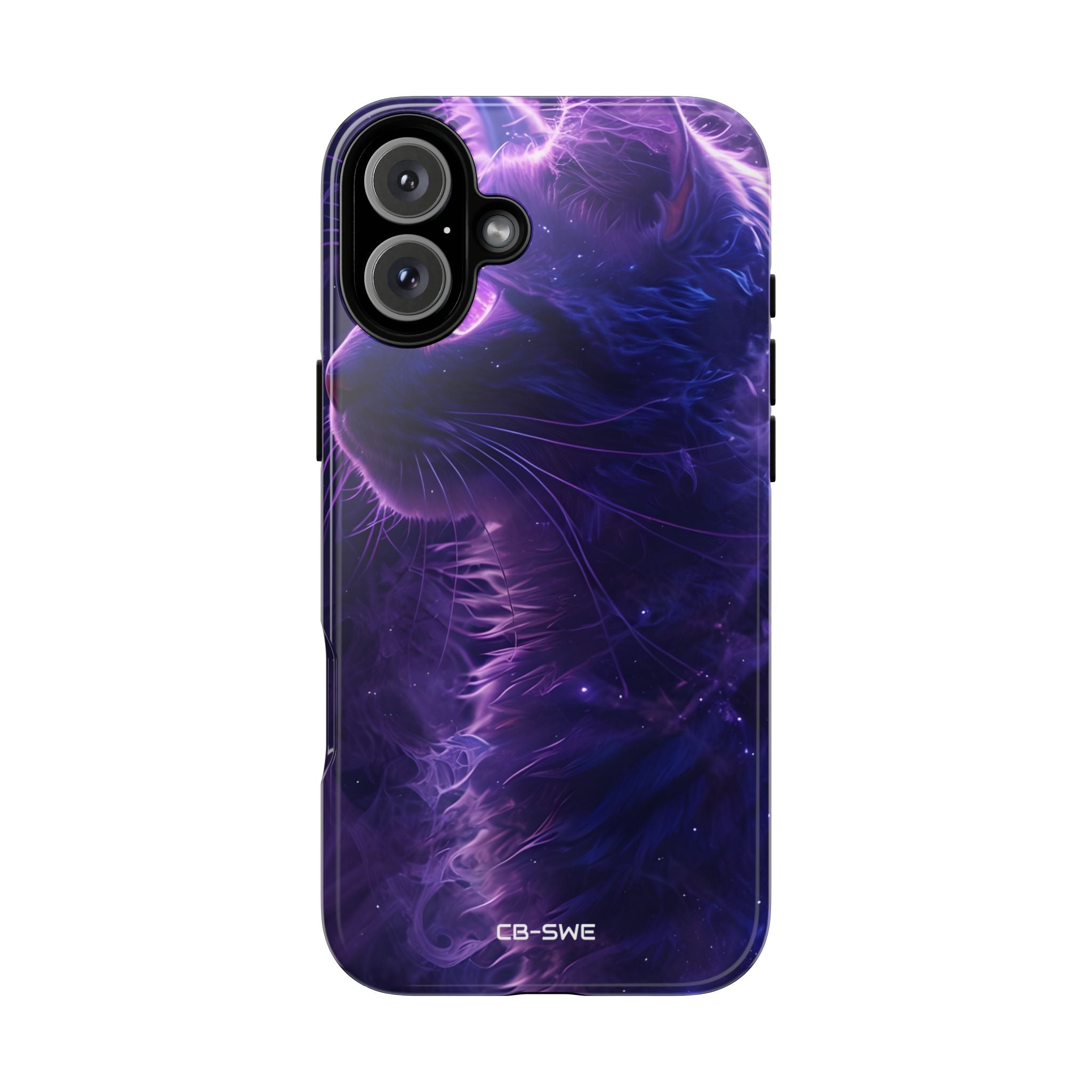 Mystical Starlit Cat - iPhone Case
