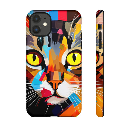 Abstract Kitty Palette Samsung Case (Protective)