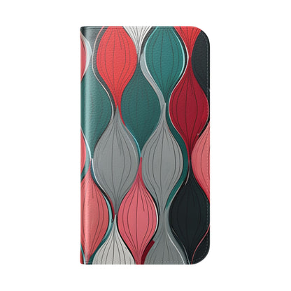 Leaf Spiral Pink - iPhone 15 Pro Case - Wallet