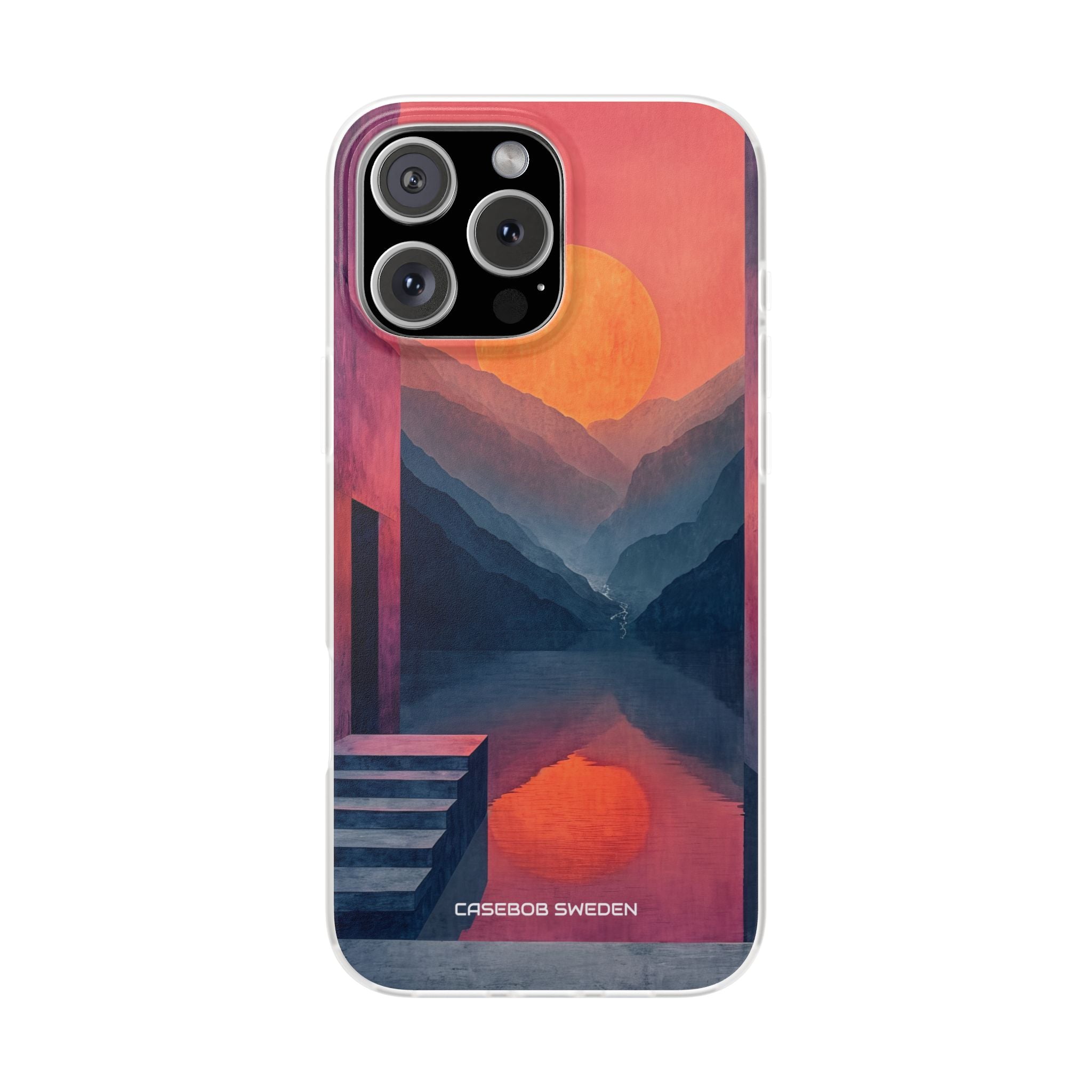 Surreal Sunset Landscape - Flexi iPhone 16 Phone Case