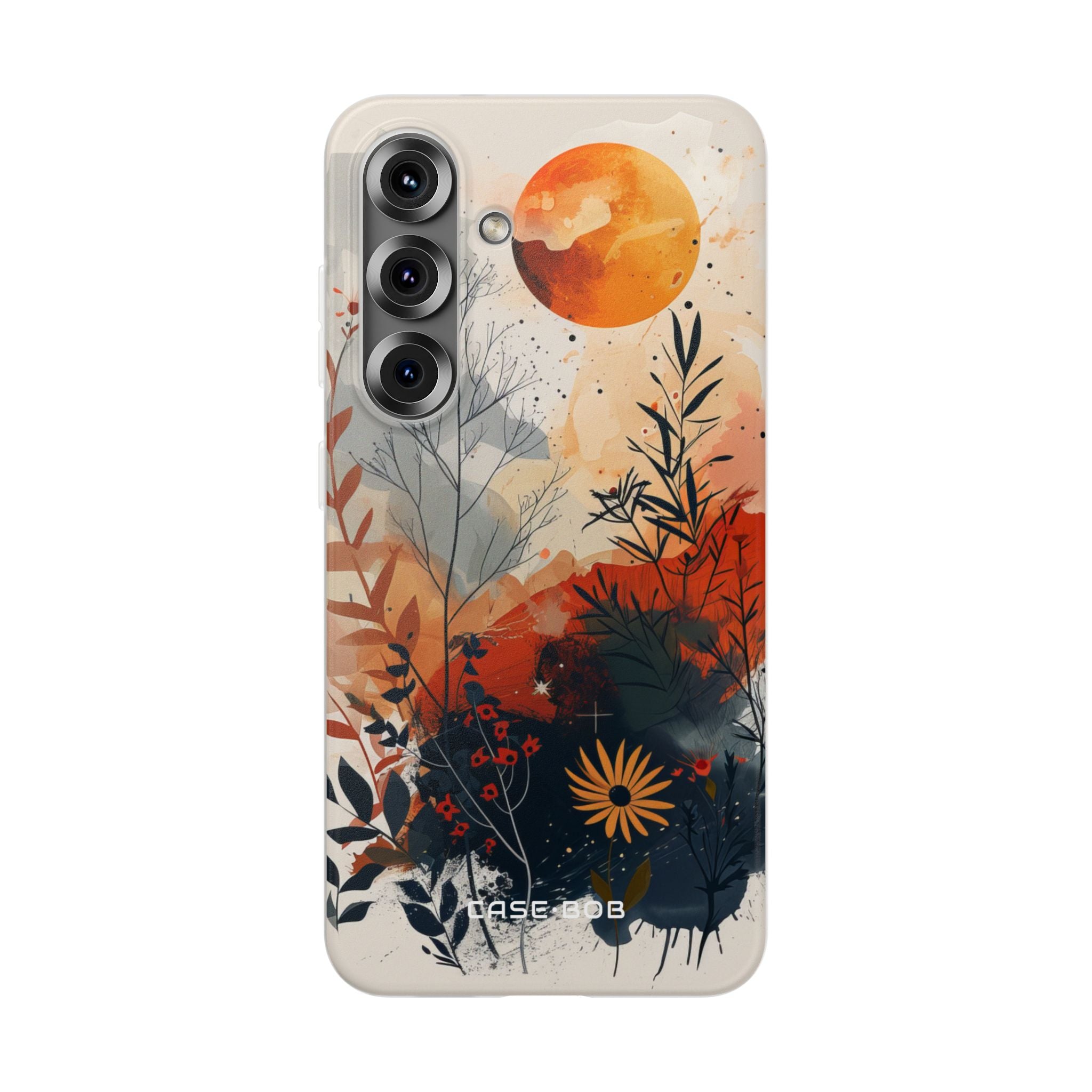 Orange Solstice Samsung S25 Plus Case - Soft