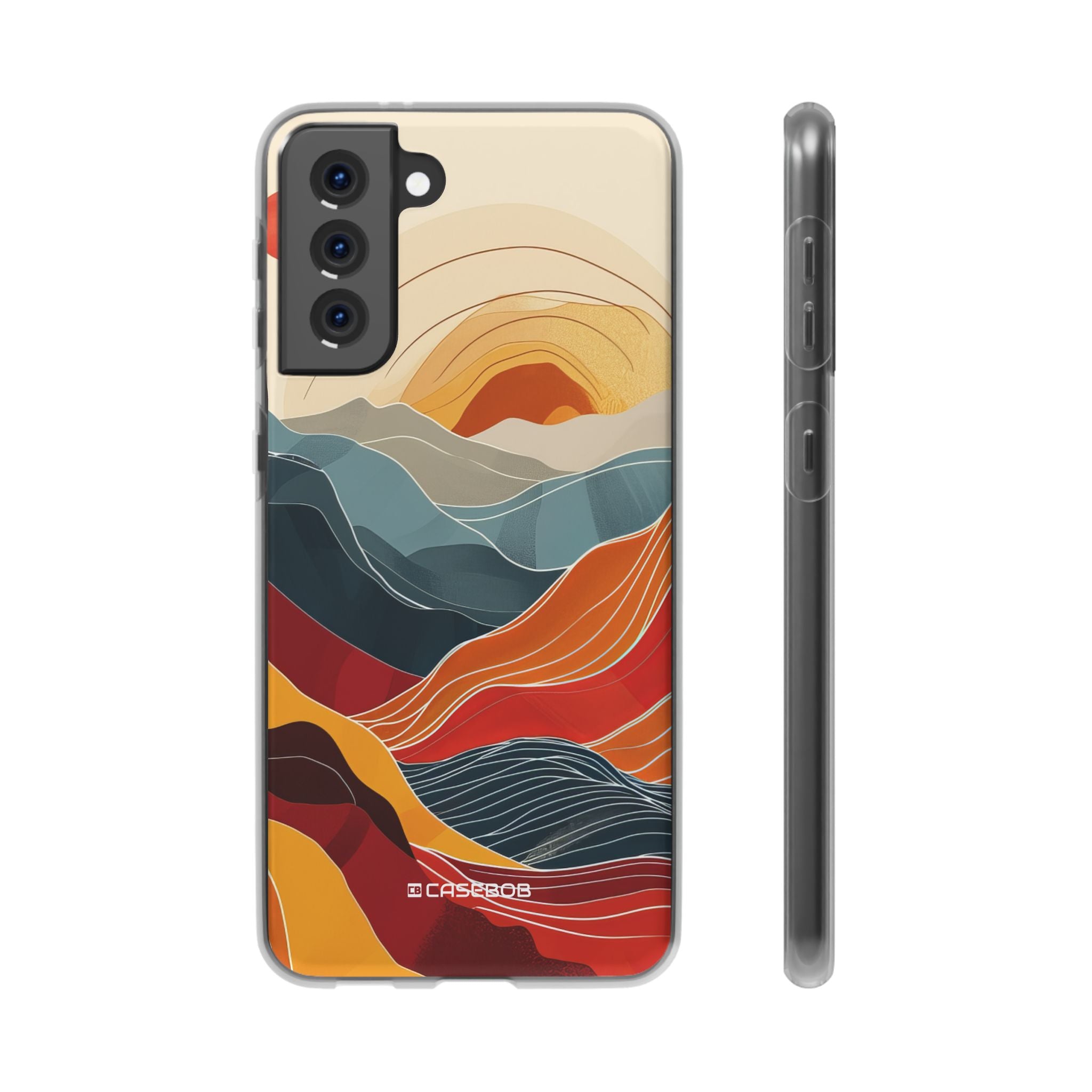 Sunset Waves | Flexible Phone Case for Samsung Galaxy