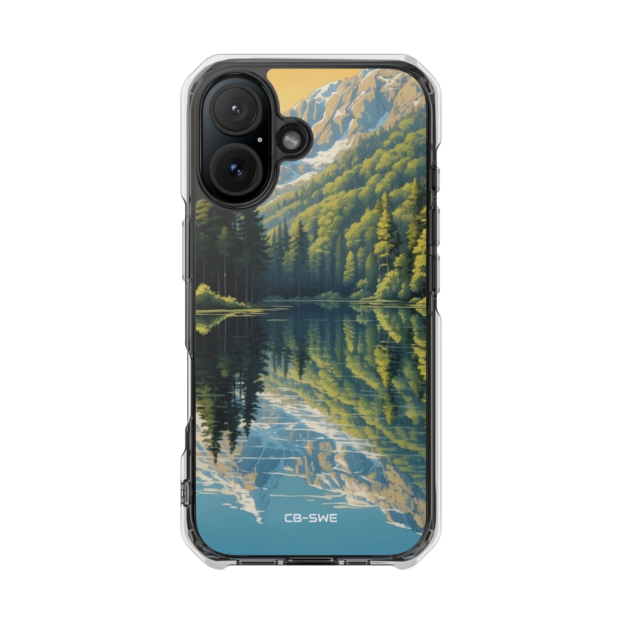 Mountain Peaks Reflect iPhone Case - Impact