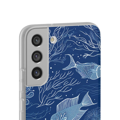 Navy Scale Reef Samsung S22 Plus Case - Soft