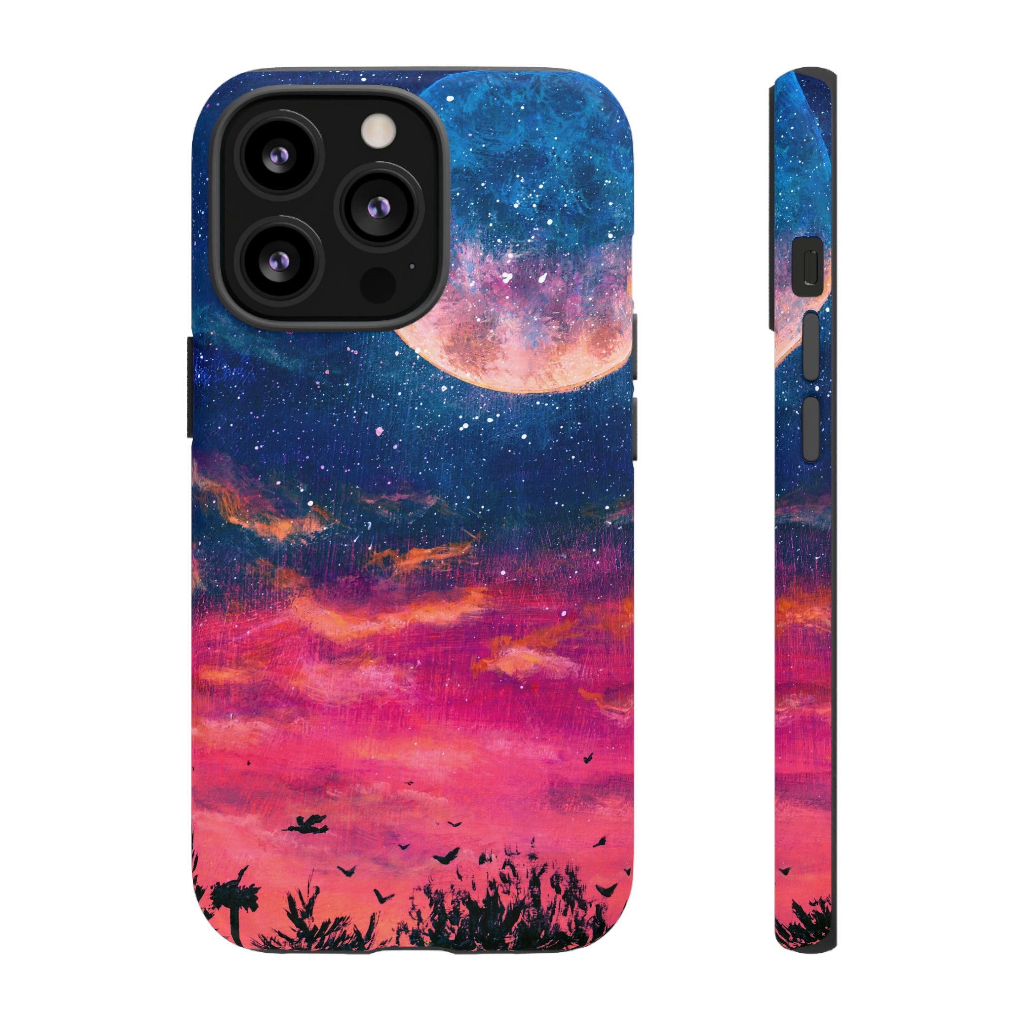 Oil painting - Big Planet - Protective Phone Case