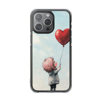 Heart Balloon Glow iPhone 15 Pro Max Case - Impact