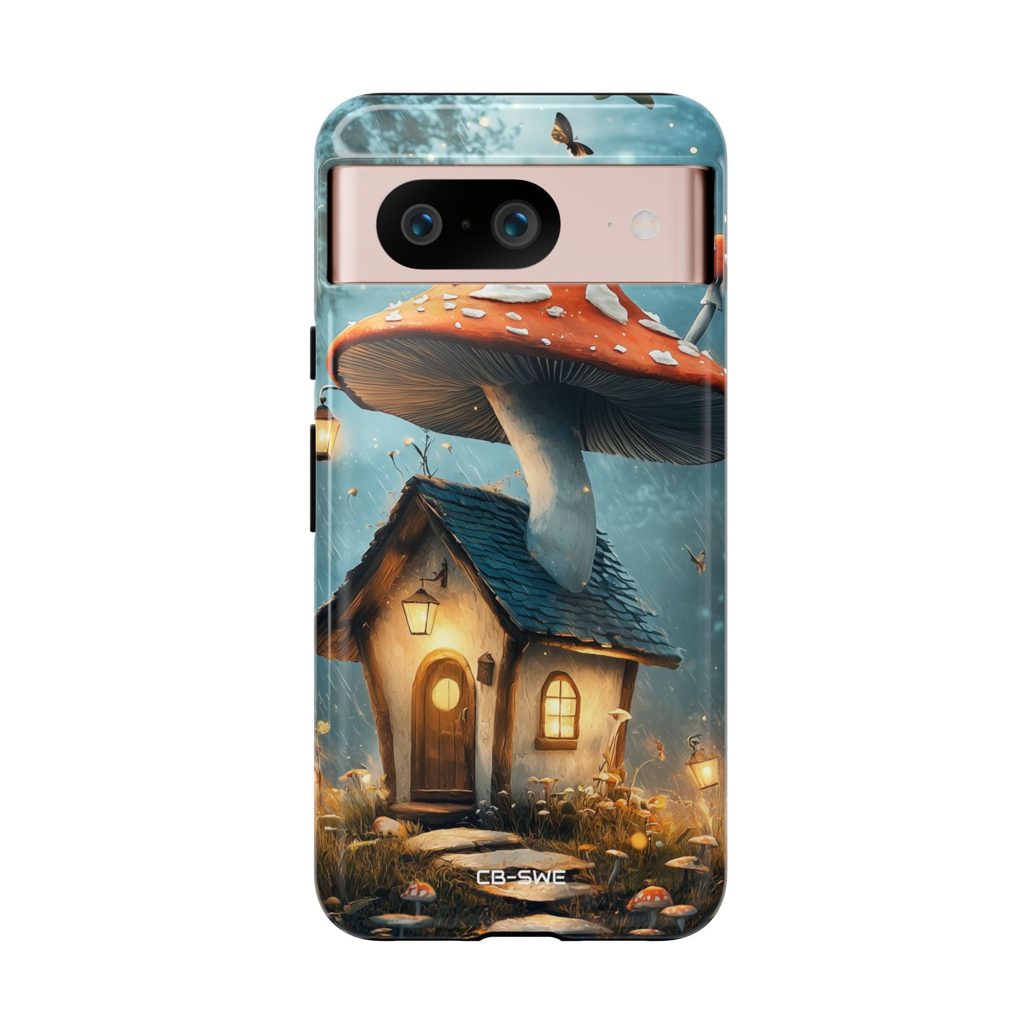Mushroom House Glows - Google Pixel Case