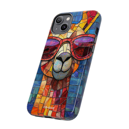 Llama Wears Sunglasses - iPhone Case