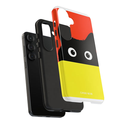 Peekaboo Cat Crimson Samsung S25 Case - Tough