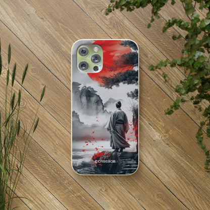 Serene Samurai Sunrise | Biodegradable Phone Case