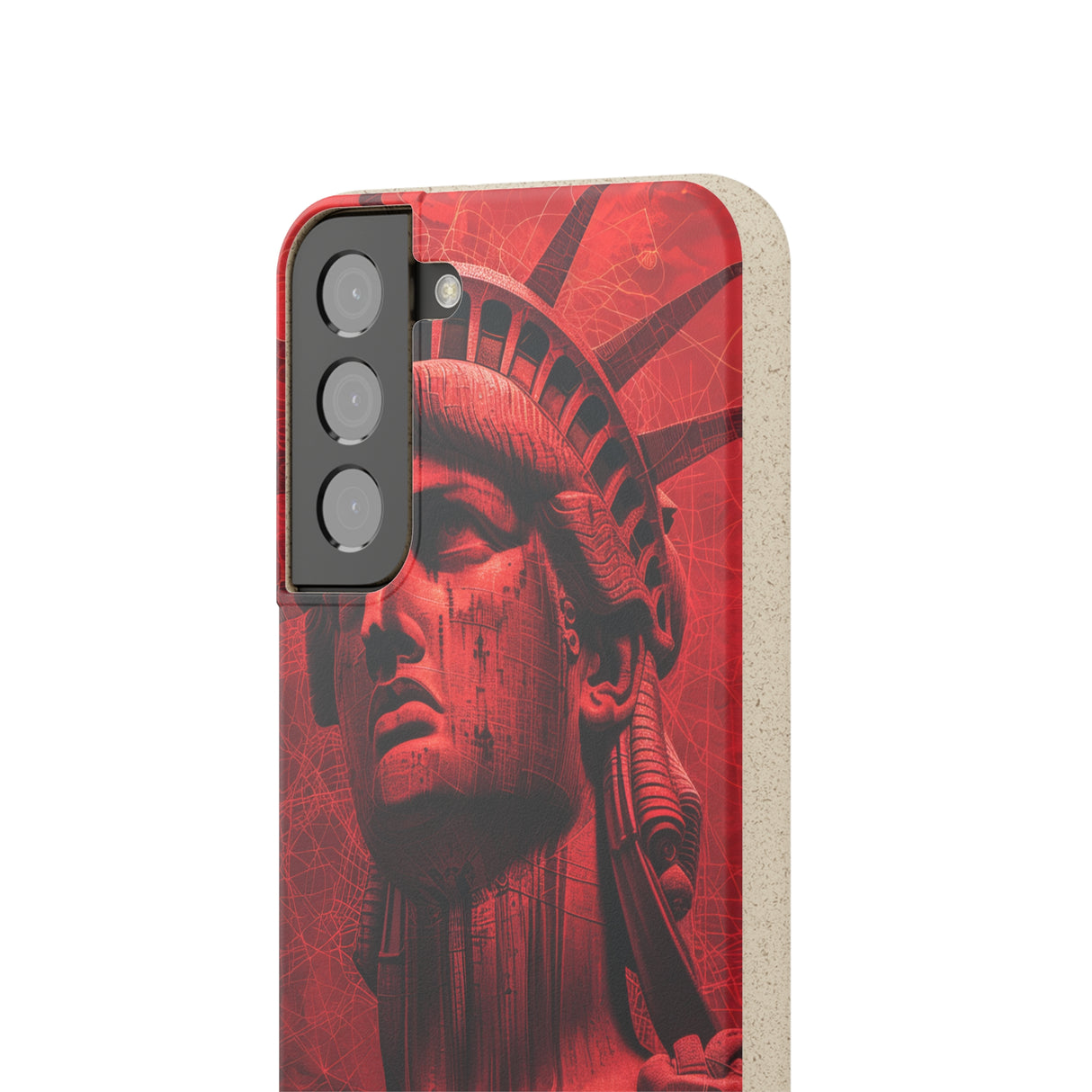 Red Liberty Revolution | Biodegradable Phone Case