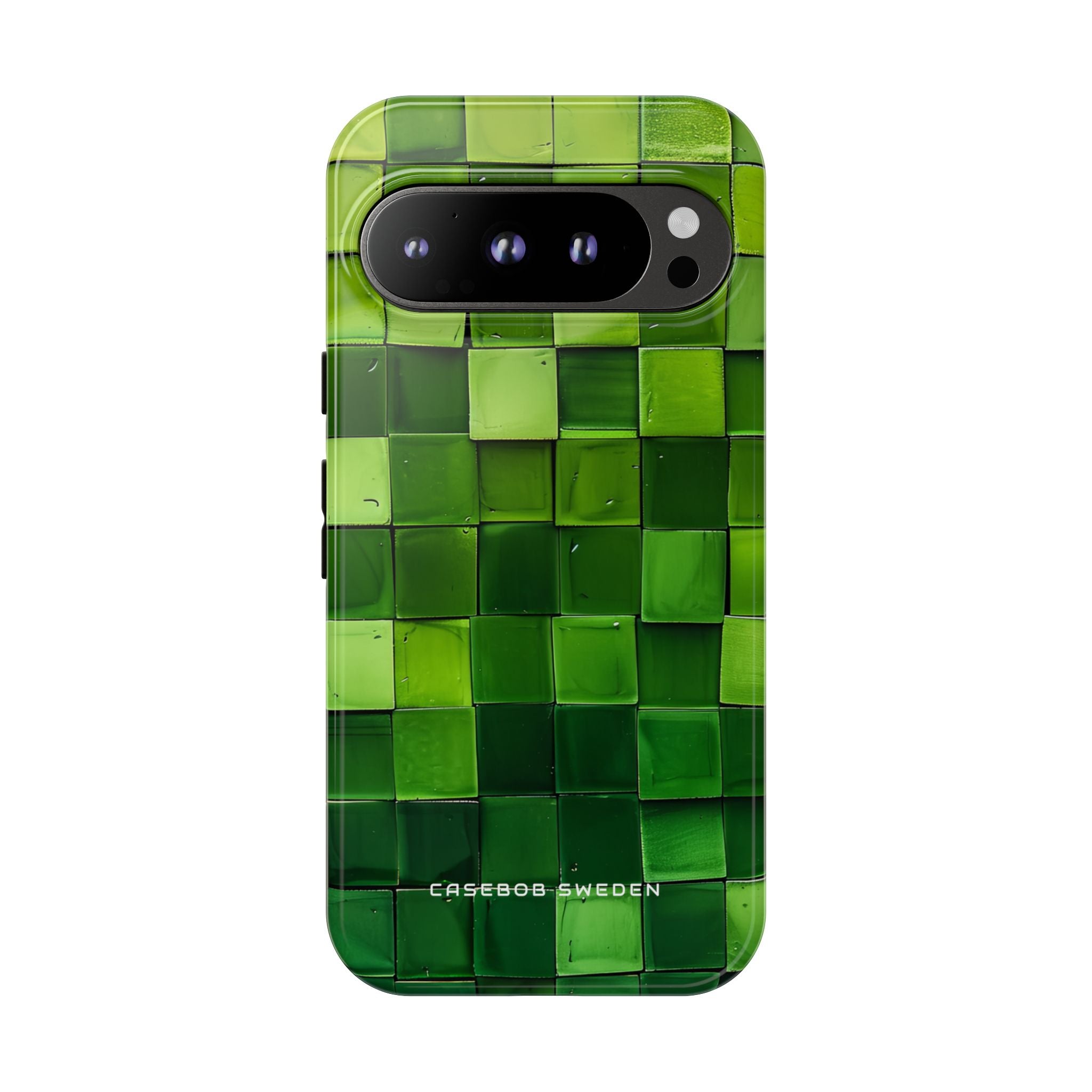 Green Cube Gradient Harmony Google Pixel 9 - Tough Phone Case