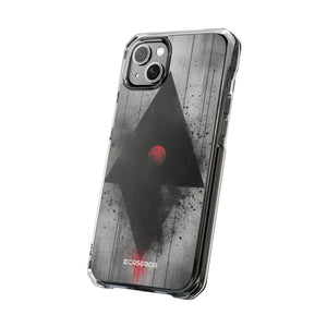 Grunge Geometry - Phone Case for iPhone (Clear Impact - Magnetic)