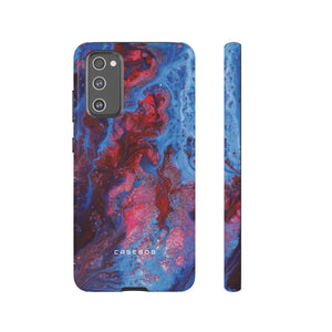 Deep Red Ink Art Phone Case - Protective - Protective Phone Case