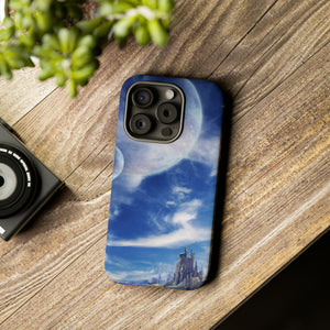 Landscape in fantasy planet 89 - Protective Phone Case