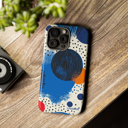 Blue Tranquil Geometry - Protective Phone Case