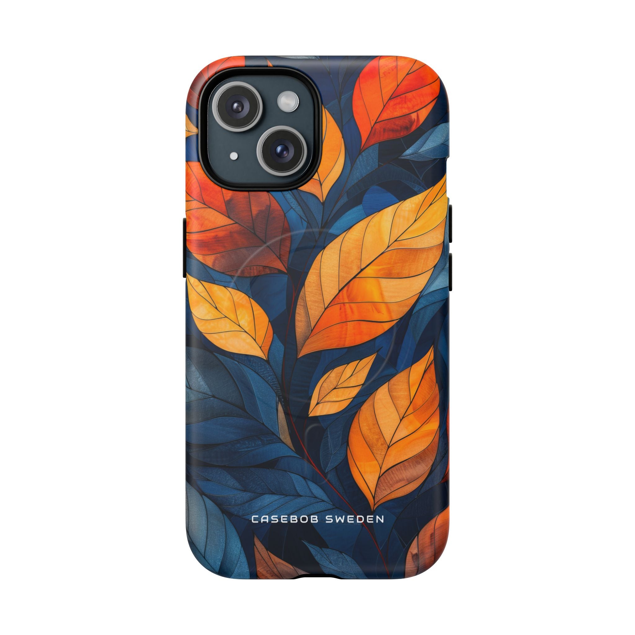 Stained Glass Blossoms iPhone 15 | Tough+ Phone Case