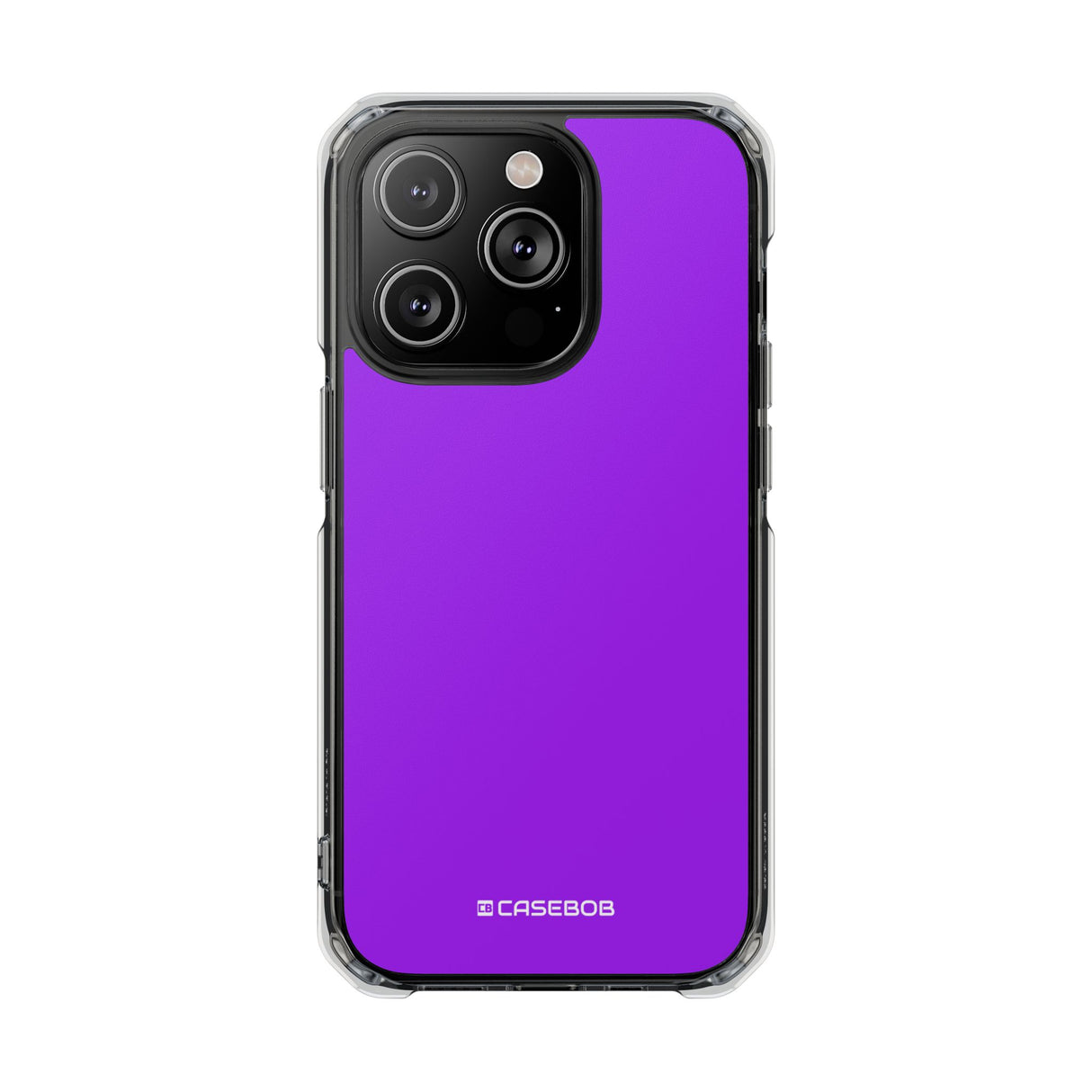 Purple Charm | Handyhülle für iPhone (Clear Impact Case - Magnetisch) 