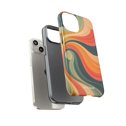 Swirling Ember iPhone 14 Case - Tough