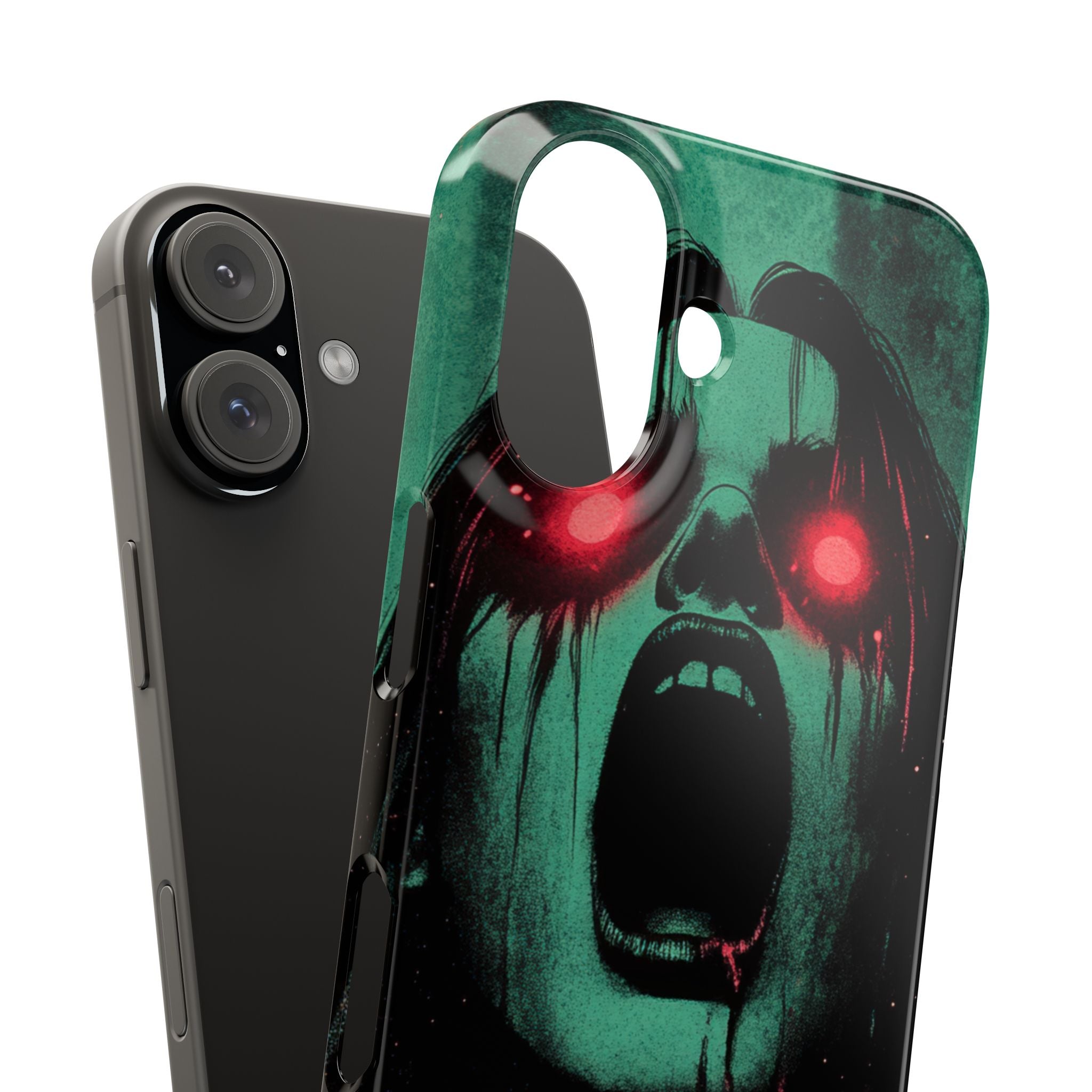 Haunting Glow of Gothic Eyes iPhone 16 - Slim Phone Case