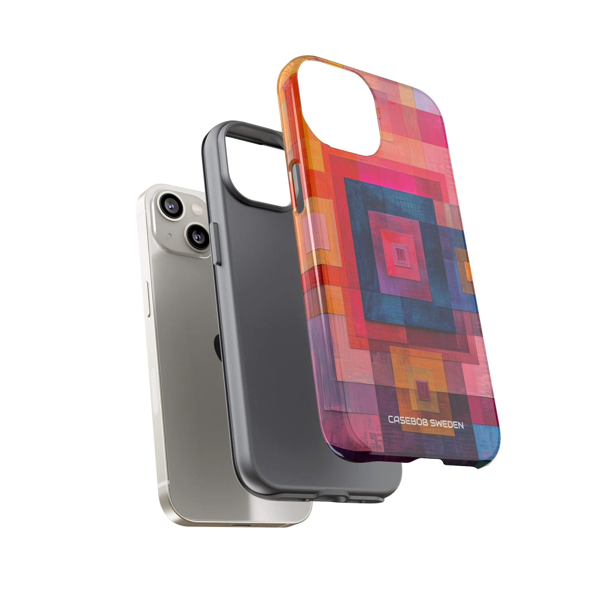 Vibrant Geometry - Tough iPhone 14 Phone Case