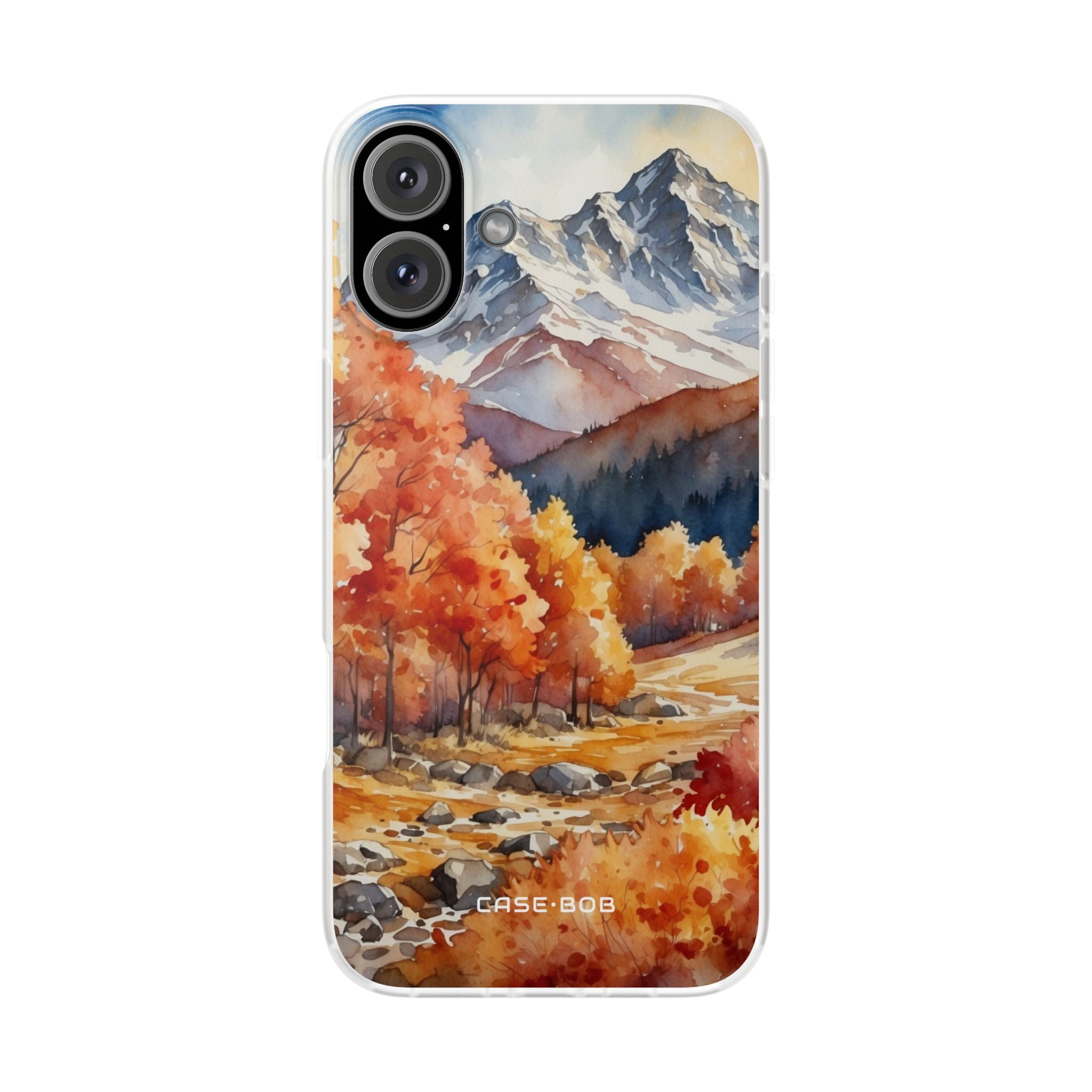 Snowcapped Radiance iPhone 16 Plus Case - Soft