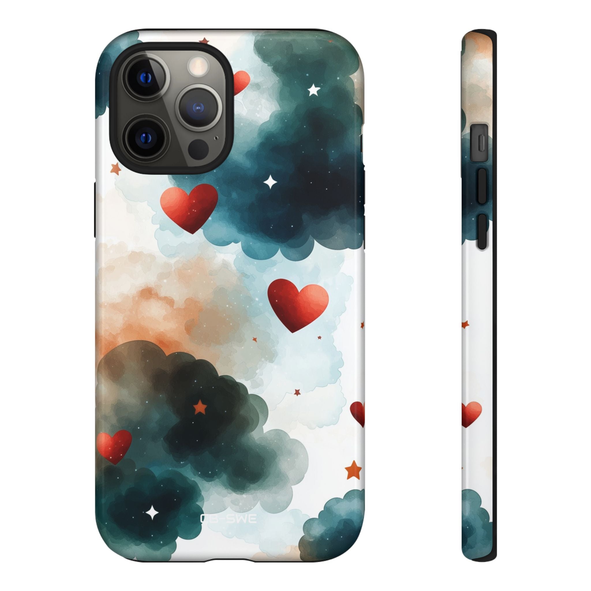 Floating Hearts Dance - iPhone Case