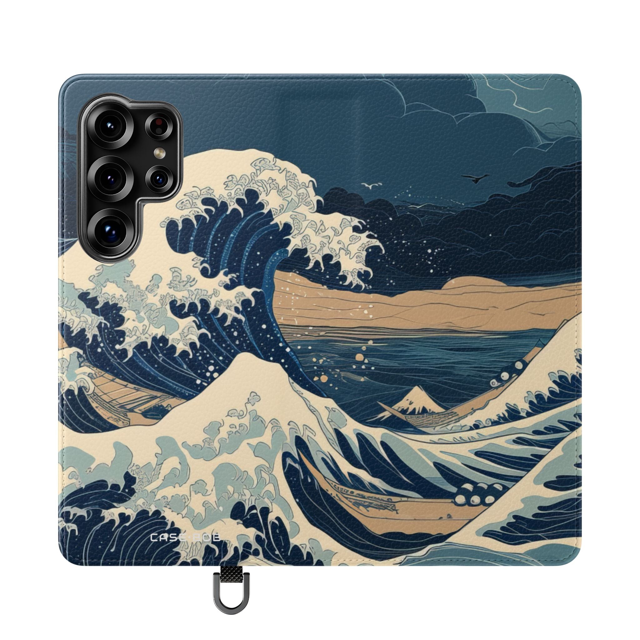 Cresting Navy Wave - Samsung S25 Ultra Case - Lompakko