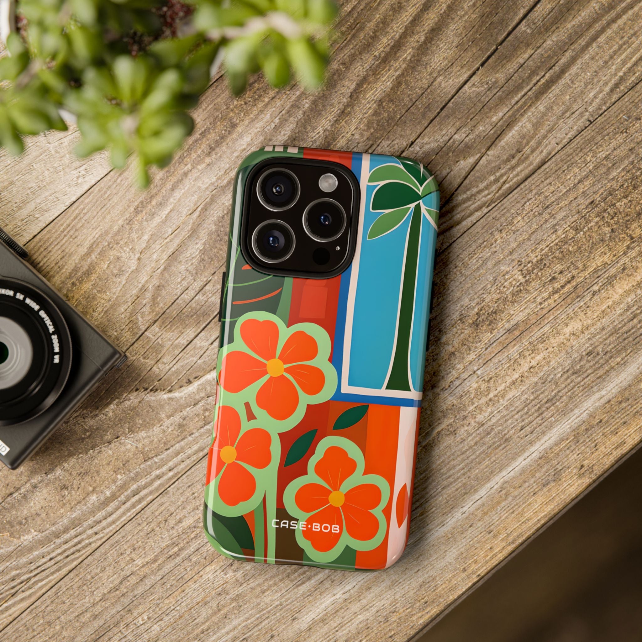 Orange Blossom Radiance iPhone 16 Pro Case - Tough
